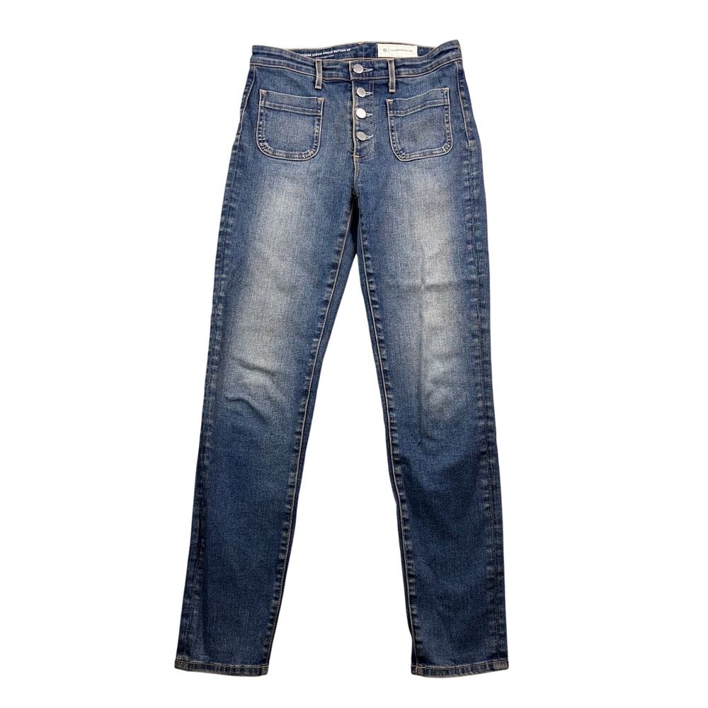 Adriano Goldschmied Jeans Vintage Stevie Ankle Button Up Slim Straight Ankle 26R